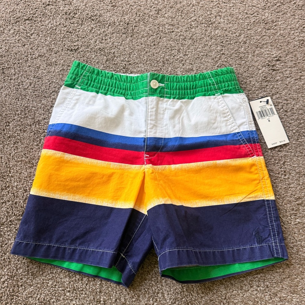 Ralph Lauren Polo Boys Shorts Size 8 NWT